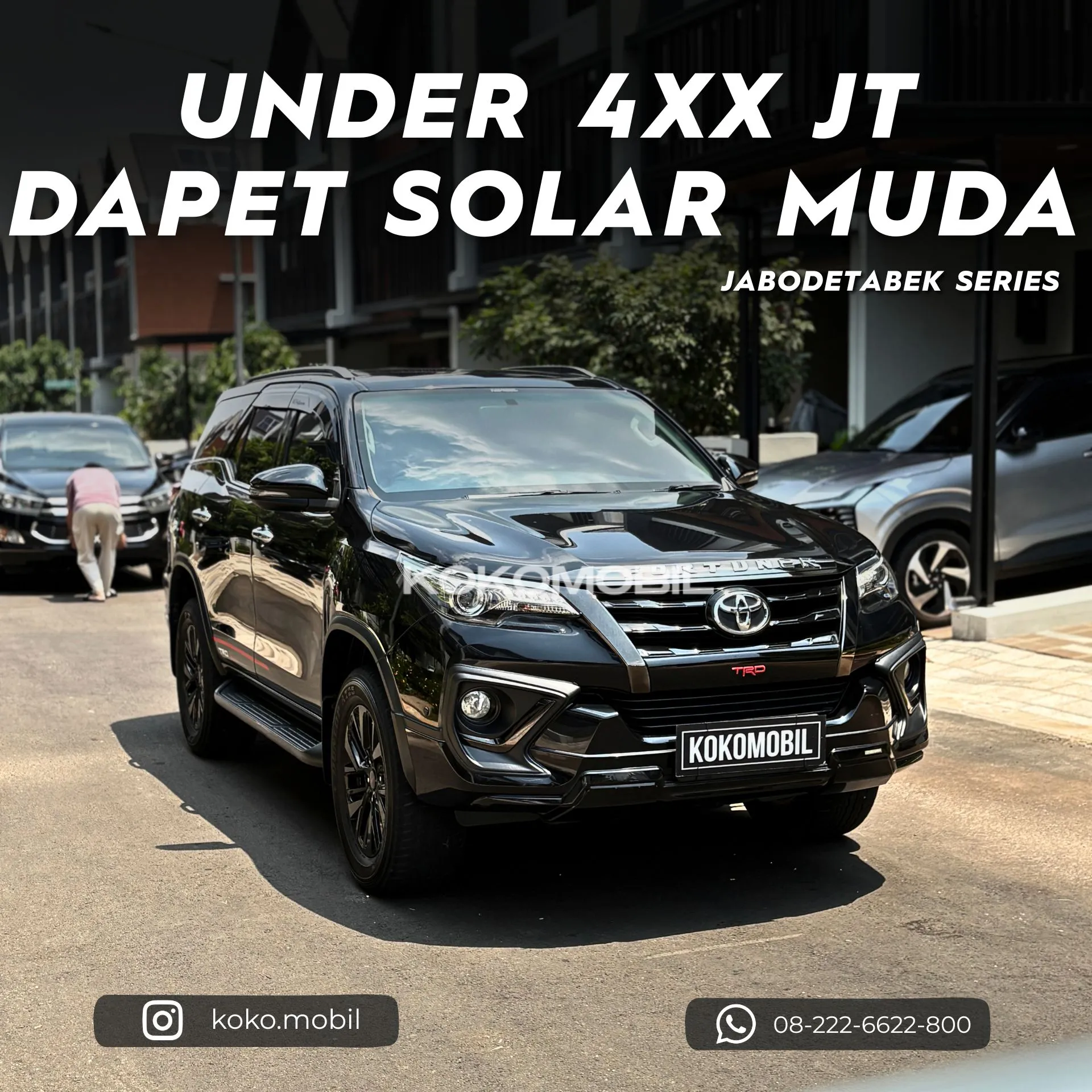 Fortuner VRZ TRD Kick sensor 2.4 A/T Diesel 2020